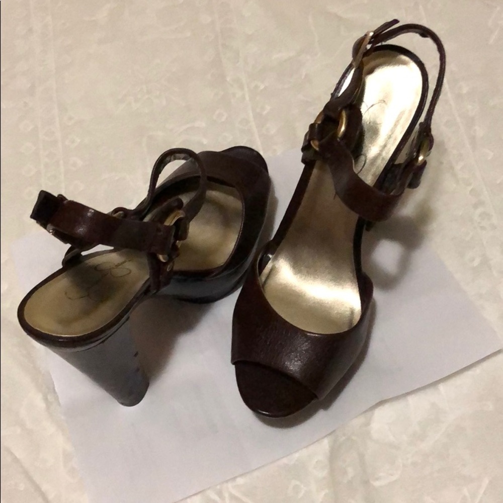 Brown heels